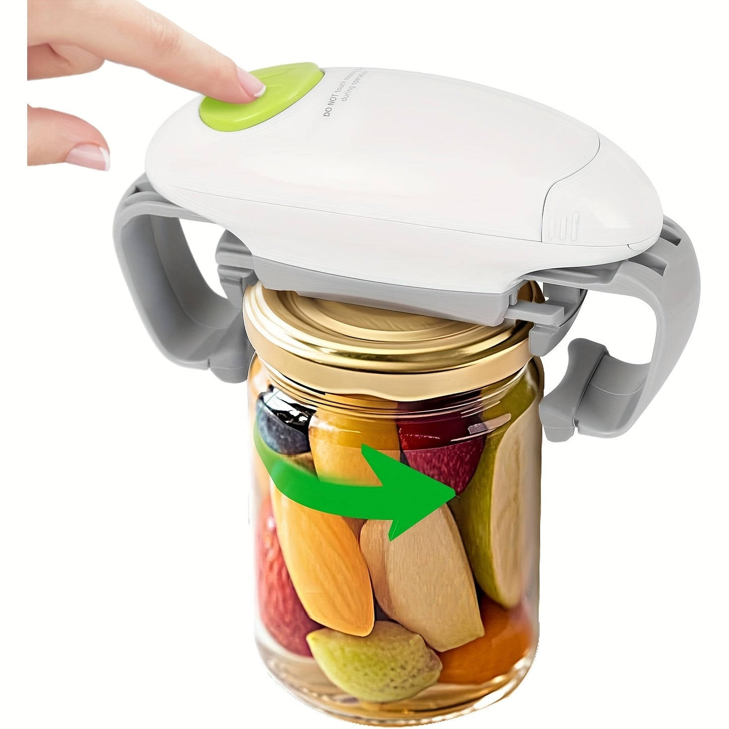 Electric Jar Opener for Seniors and Arthritic Hands | One-Touch Operation with Auto-Off Feature | High Torque, Battery-Powered (AA Batteries Required) | Ergonomic Design for Easy Use in Kitchens & Restaurants, Jar Opener Gripper father gift